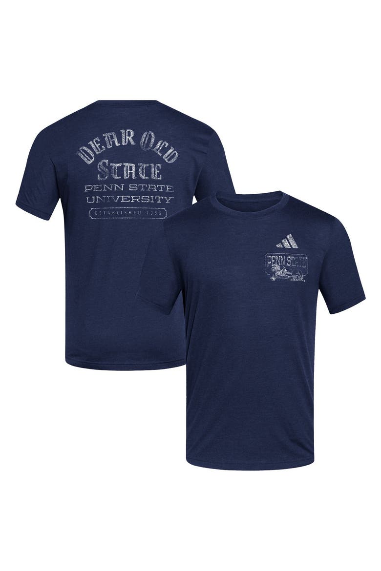 Men's adidas Navy Penn State Nittany Lions Dear Old State Blend T-Shirt, Main, color, Navy