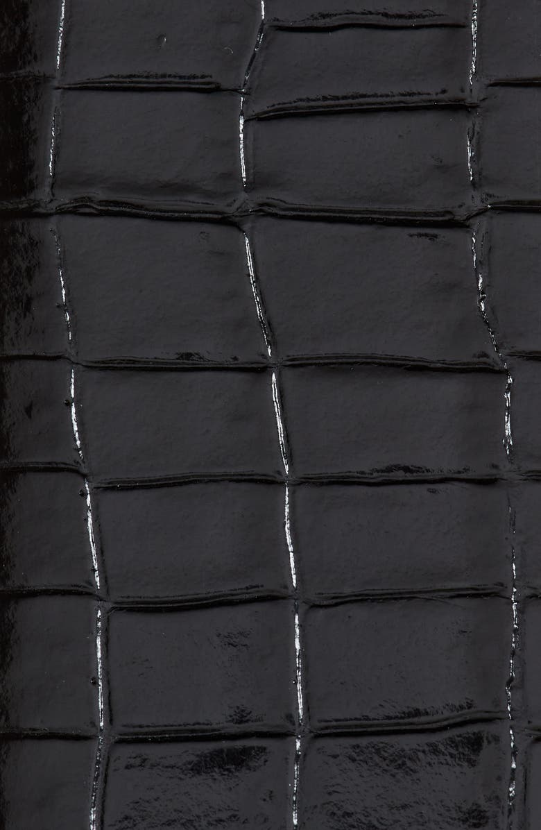 TOM FORD Croc Embossed T-Logo Belt, Alternate, color, 