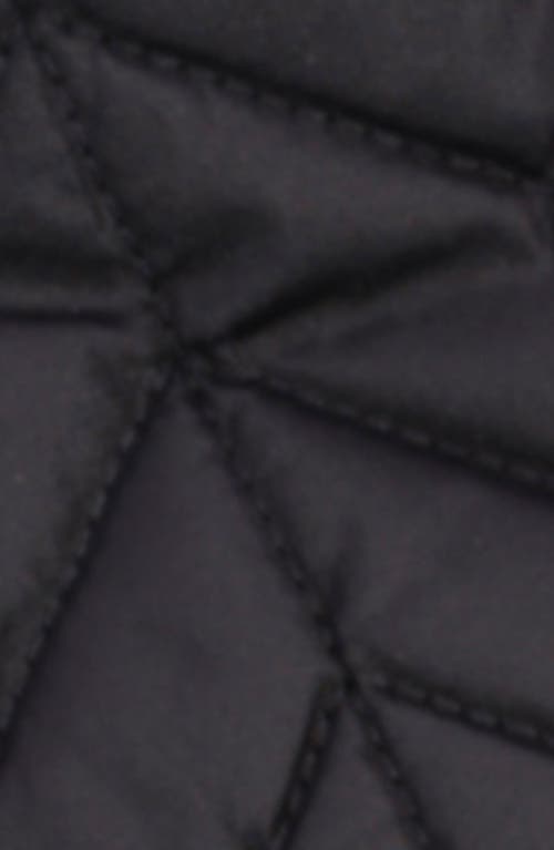 Lauren Ralplh Lauren Chevron Quilted Glove In Black