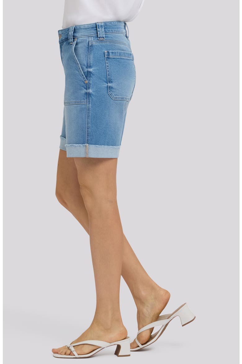 Diana Relaxed Fit Cuffed Denim Shorts, Alternate, color, DISTRESSED VISTA LAKES
