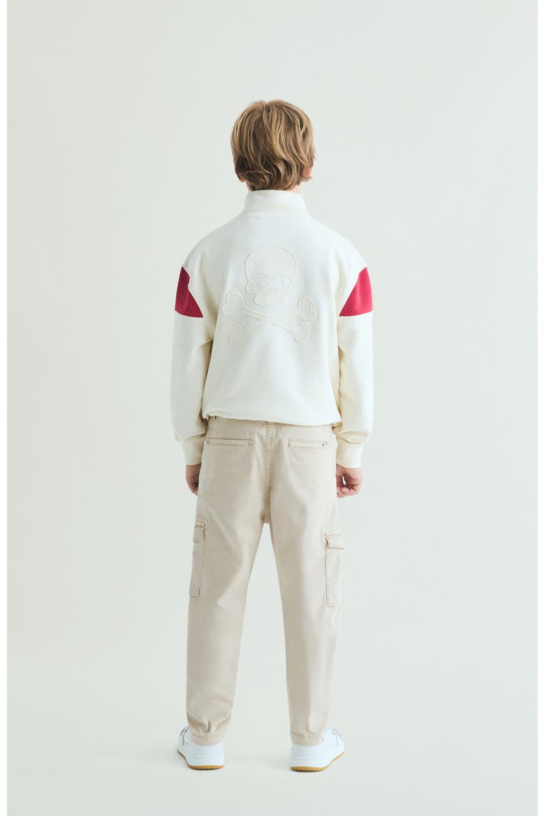 Kids Slim Fit Cargo Pants, Alternate, color, Beige