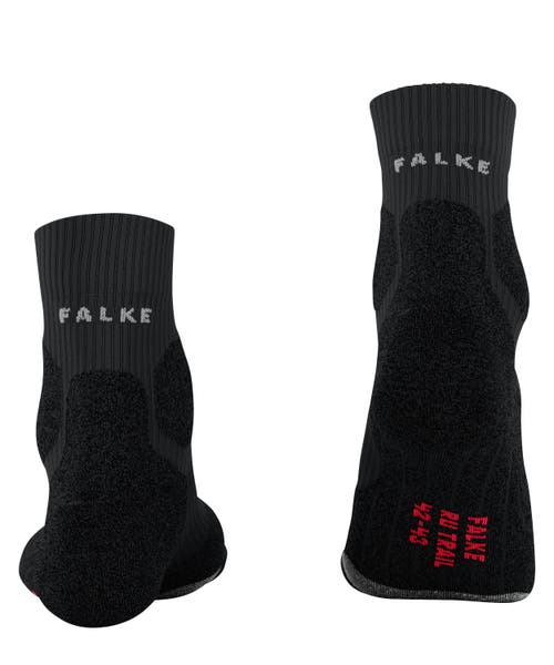 Falke Ru Trail Stabilizing Running Socks In Black