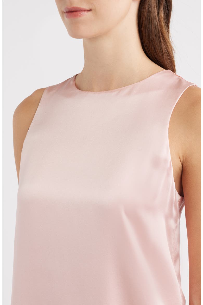 Jessalyn Sleeveless Silk Minidress, Alternate, color, LOTUS