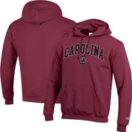 Champion Men's Champion Garnet South Carolina Gamecocks Arch Over Logo Pullover Hoodie