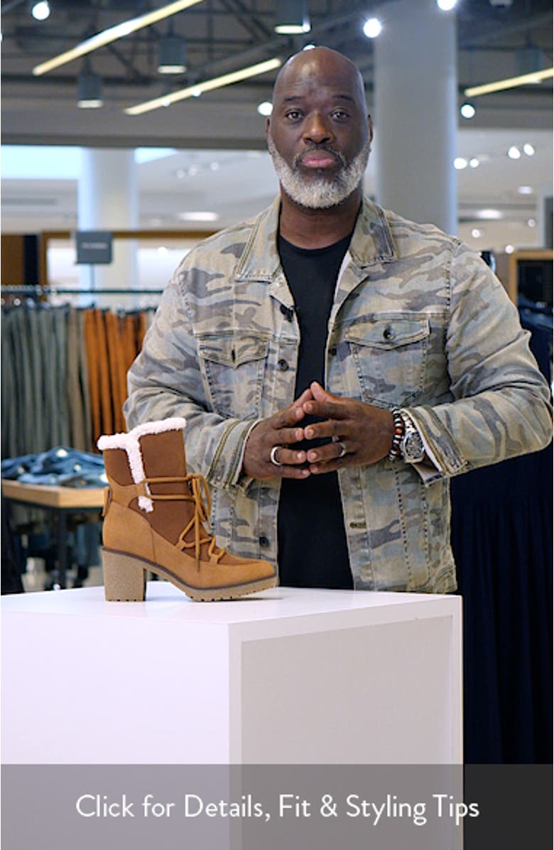 Holiday Faux Shearling Bootie, sales video thumbnail