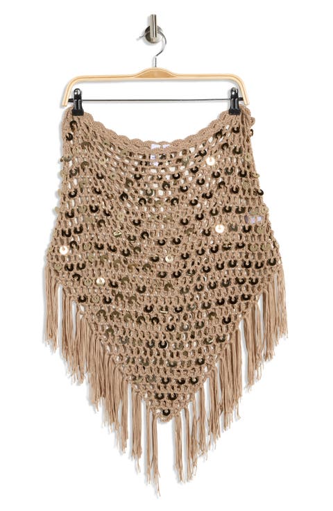 Sequin Poncho