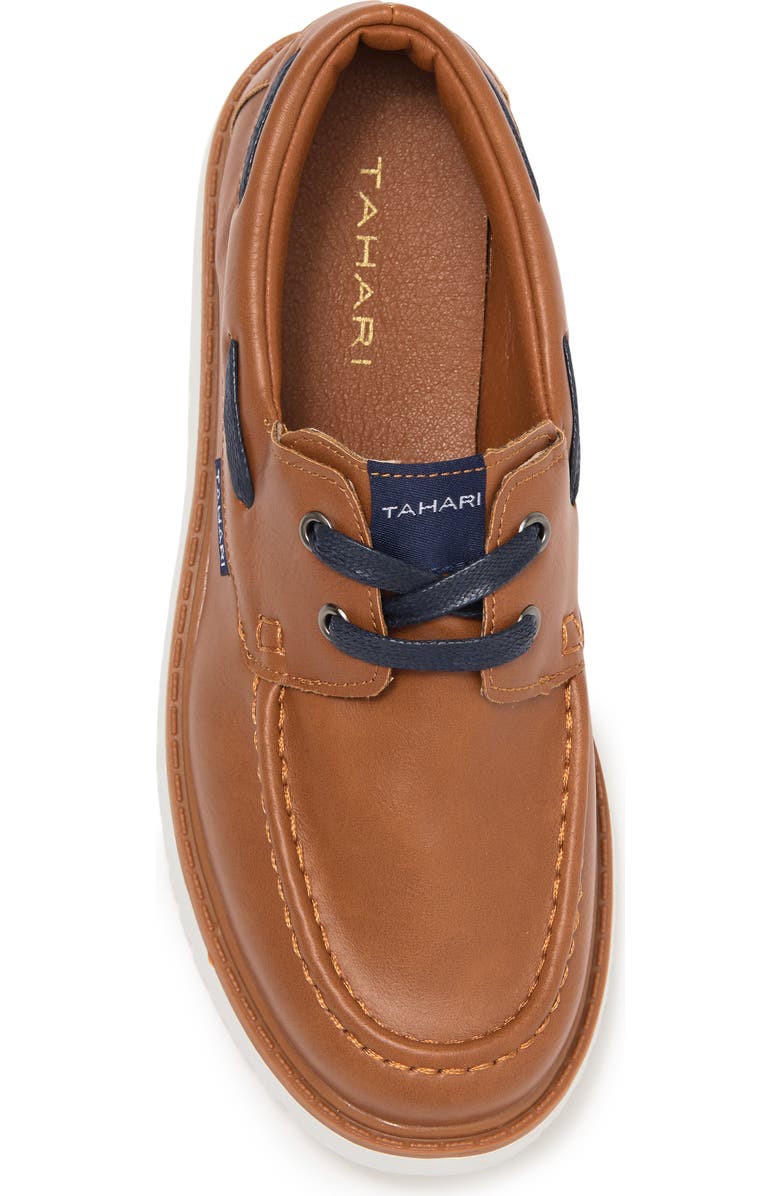 Tahari Kids' Thomas Boat Shoe, Alternate, color,