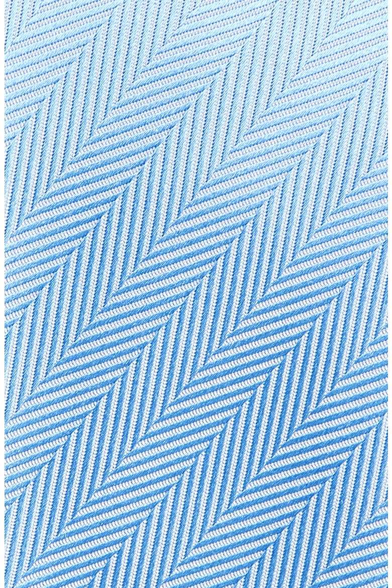 Herringbone Jacquard Silk Tie, Alternate, color, SKY