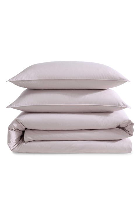 Washed Percale Comforter & Sham Set