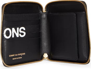 Comme des Garçons Wallets Huge Logo Zip Around Wallet Comme des Garçons Wallets Huge Logo Zip Around Wallet