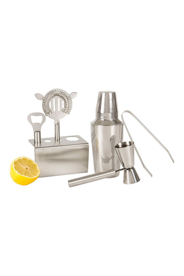 Monogram Stainless Steel Mixology Set, Main, color, BLANK