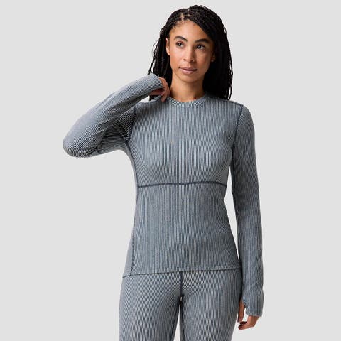 Cedars Rws Merino Mid-Wt Baselayer Crew Top - Women's