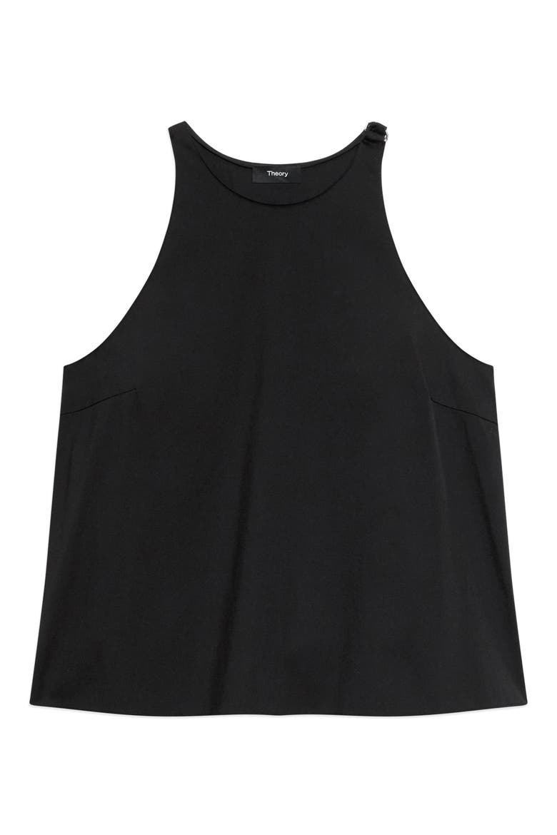 Buckle '90s Cotton Blend Tank, Alternate, color, BLACK