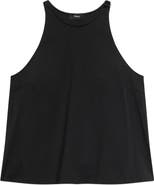 Theory Buckle '90s Cotton Blend Tank