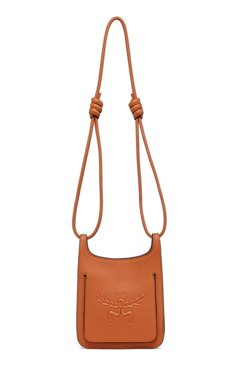 Mini Lauretos Leather Hobo Bag