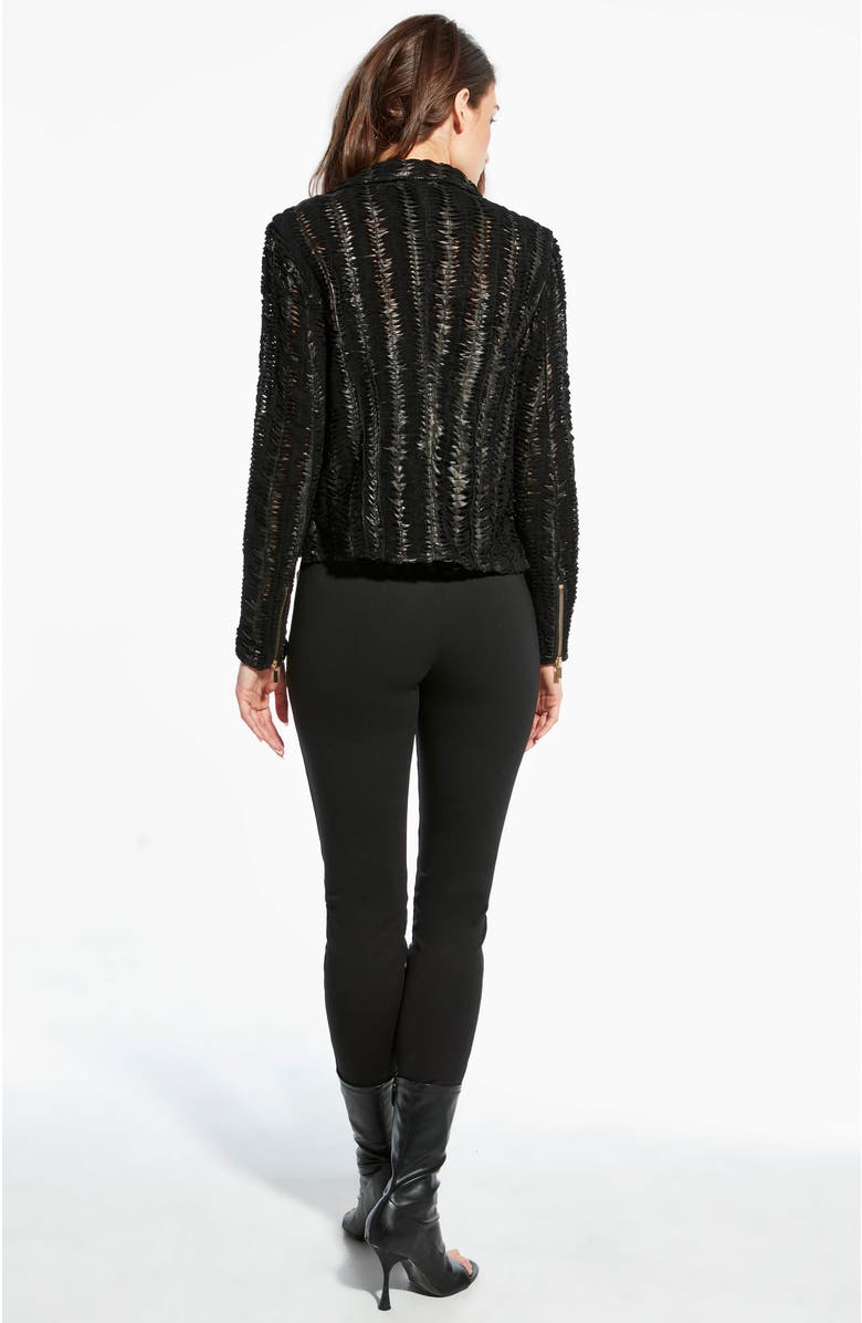 AS by DF Safe & Sound Leather Jacket, Alternate, color, 