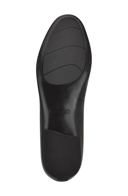 Nine West Base Embellished Bit Loafer In Black Leather