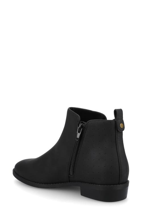Journee Collection Journee Ellis Round Toe Bootie In Black