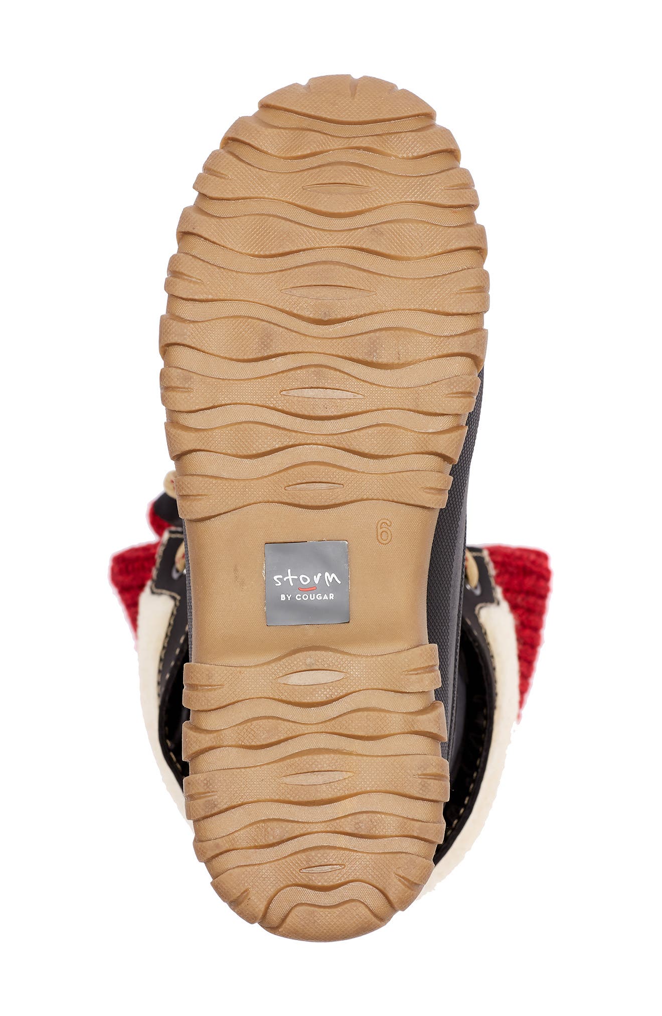 Cougar Creek Waterproof Faux Shearling Lined Snow Boot, Alternate, color, 