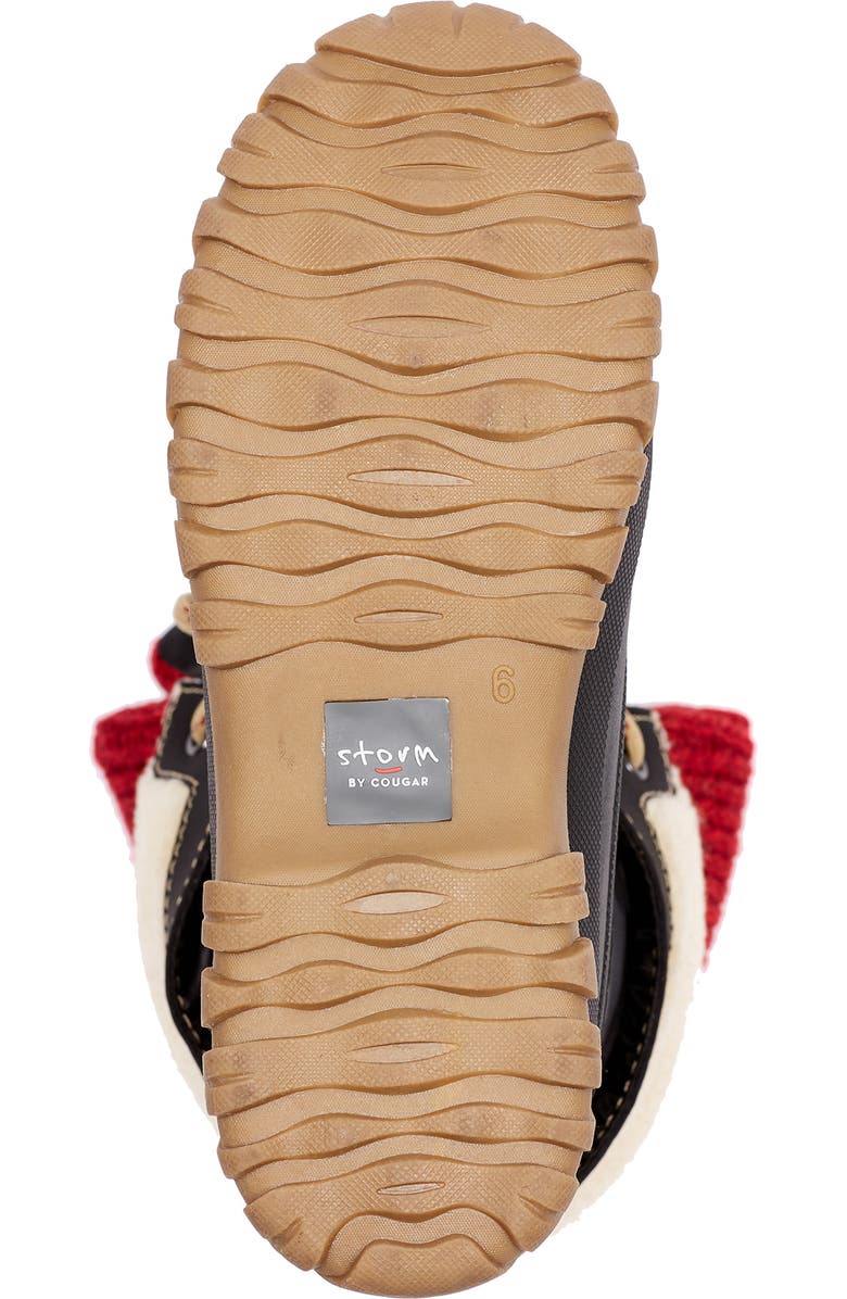 Cougar Creek Waterproof Faux Shearling Lined Snow Boot, Alternate, color,