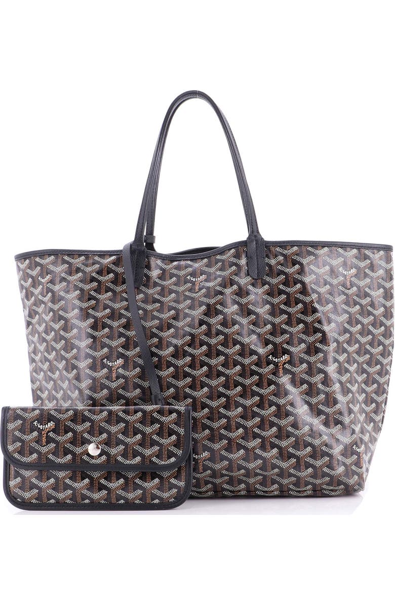 Pre-Owned Goyard Saint Louis Tote Coated Canvas PM, Alternate, color, Black