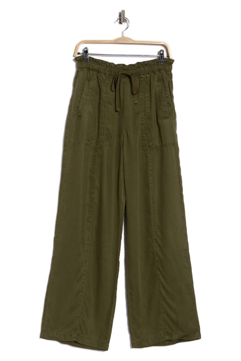 East to West Wide Leg Pants, Alternate, color, WILLOW GREEN