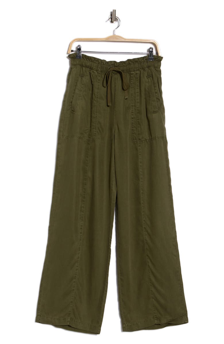 Sanctuary East to West Wide Leg Pants, Alternate, color, Willow Green