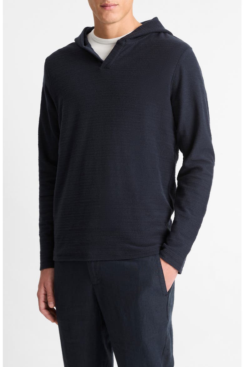 Cotton Hoodie, Alternate, color, COASTAL