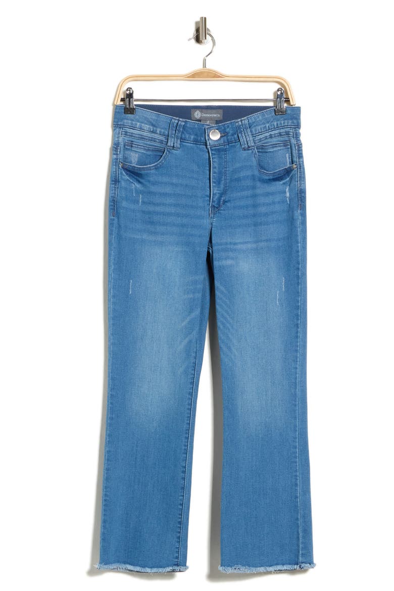 Crop Itty Bitty Flare Leg Jeans, Main, color, BLUE VINTAGE