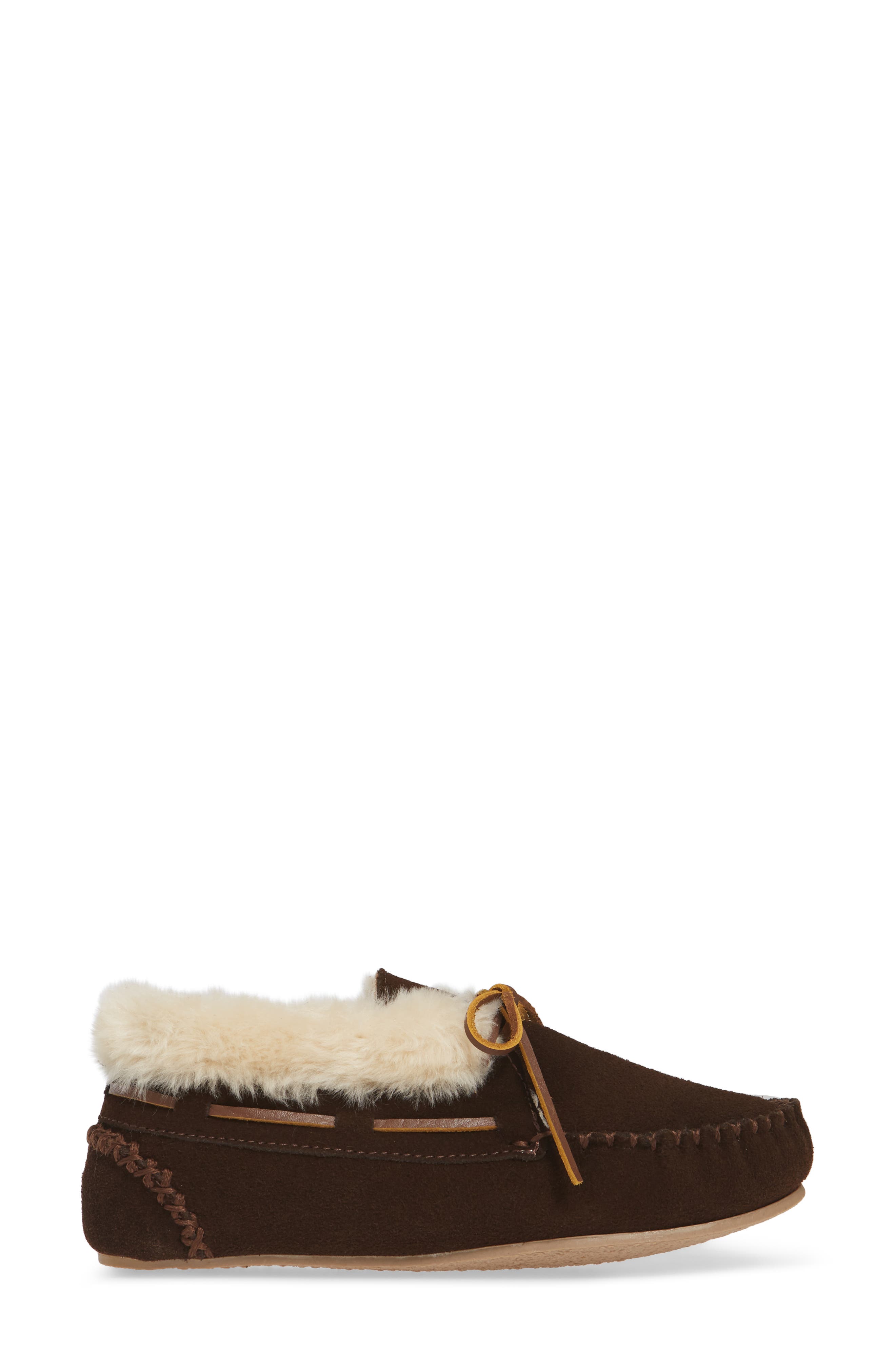Chrissy Slipper Bootie, Alternate, color, CHOCOLATE SUEDE