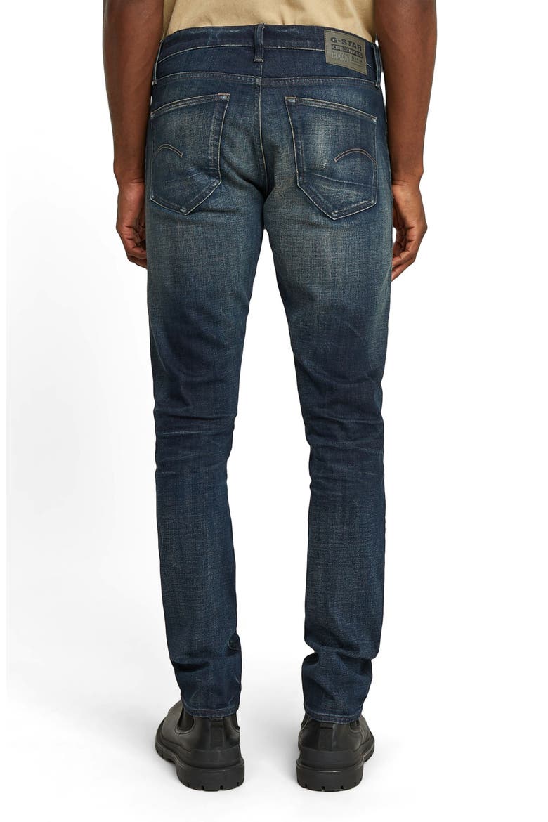 3301 Rip & Repair Slim Jeans, Alternate, color, ANTIQUE FOUNDRY REPAIRED