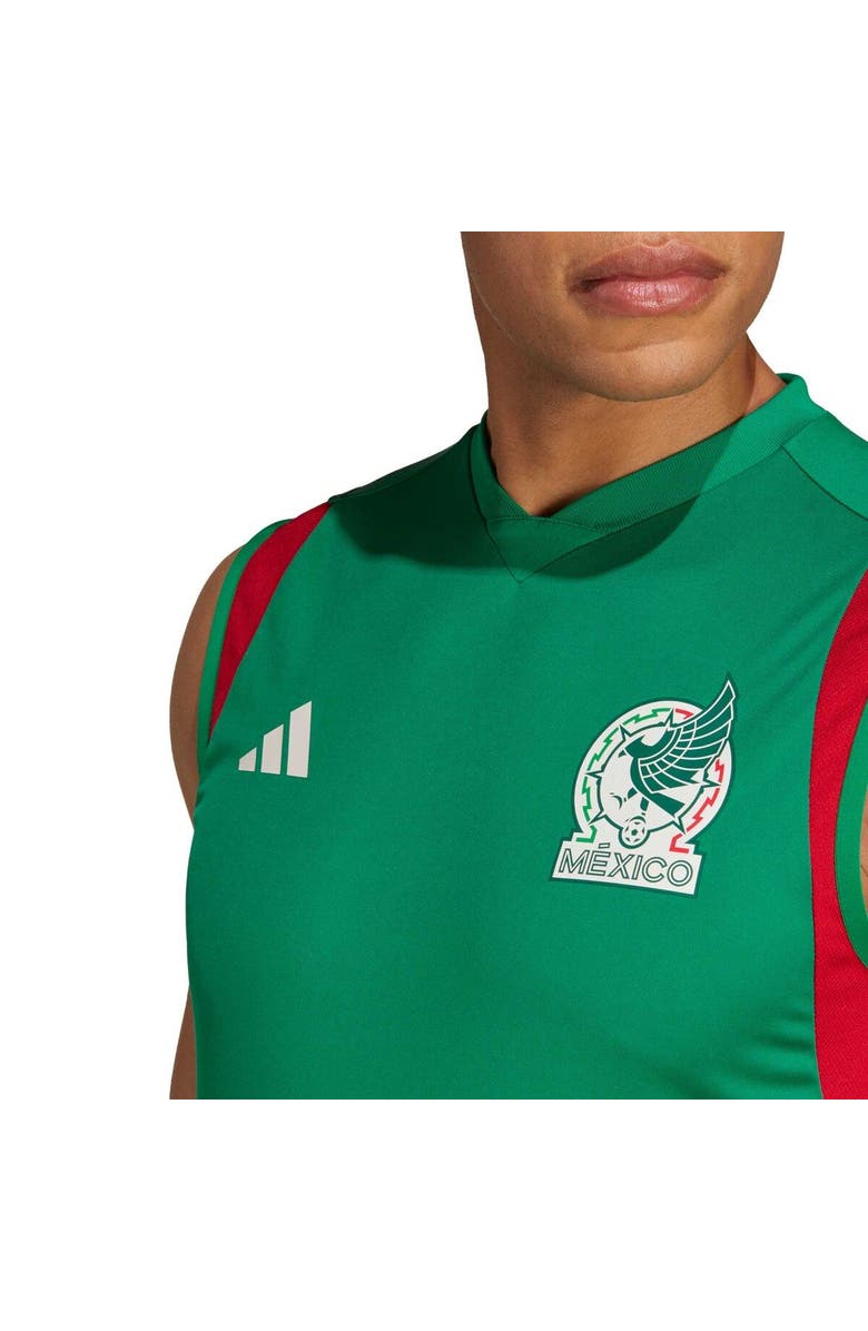 adidas Men's adidas Green Mexico National Team Sleeveless Training Jersey, Alternate, color, 