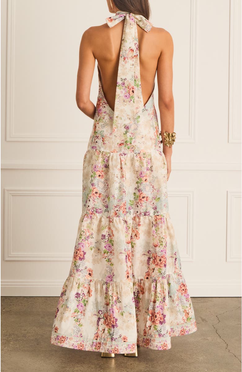 Aqua Blu Dianthus Evelyn Maxi Dress, Alternate, color, 