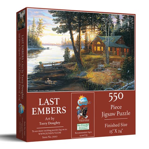 Last Embers 550 piece Jigsaw Puzzle for Adults