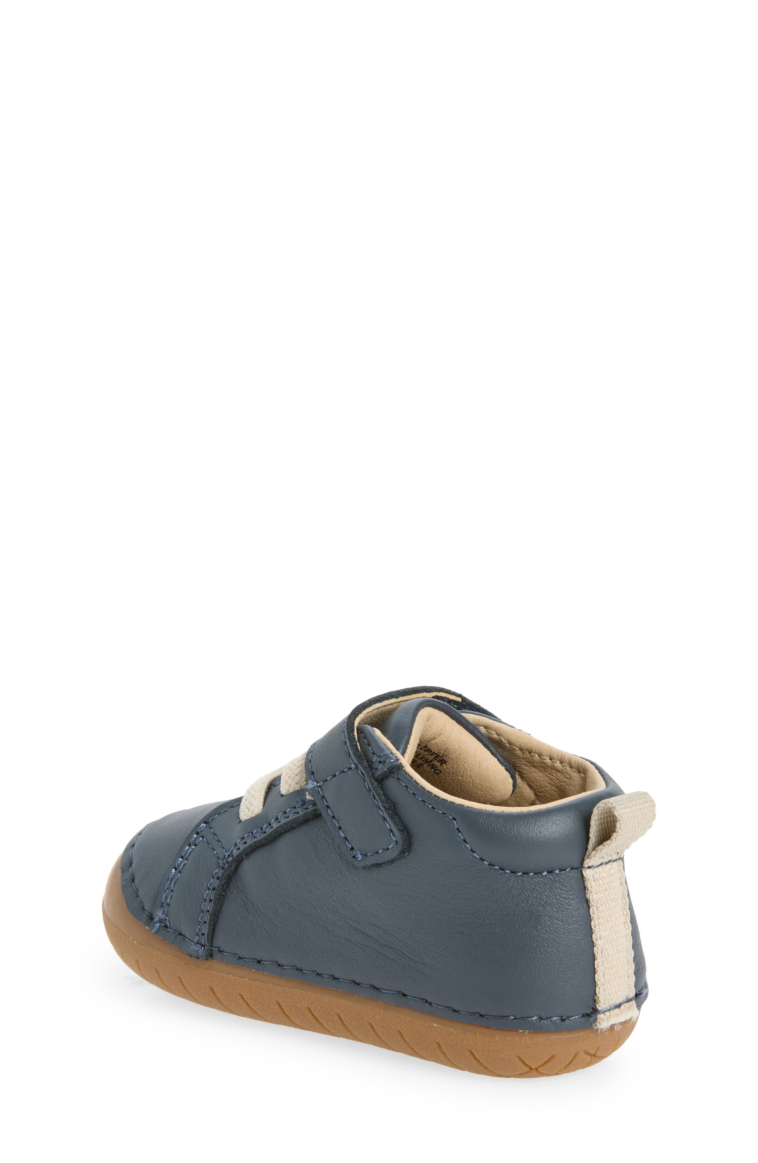 Kids' Roadway Pave Leather Sneaker, Alternate, color, NAVY / SAND SUEDE