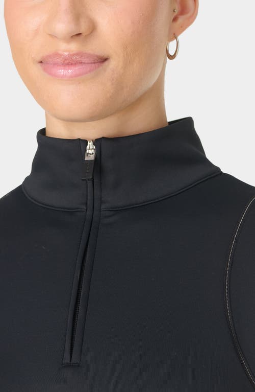 Sweaty Betty Therma Midlayer Half Zip Jacket In Black