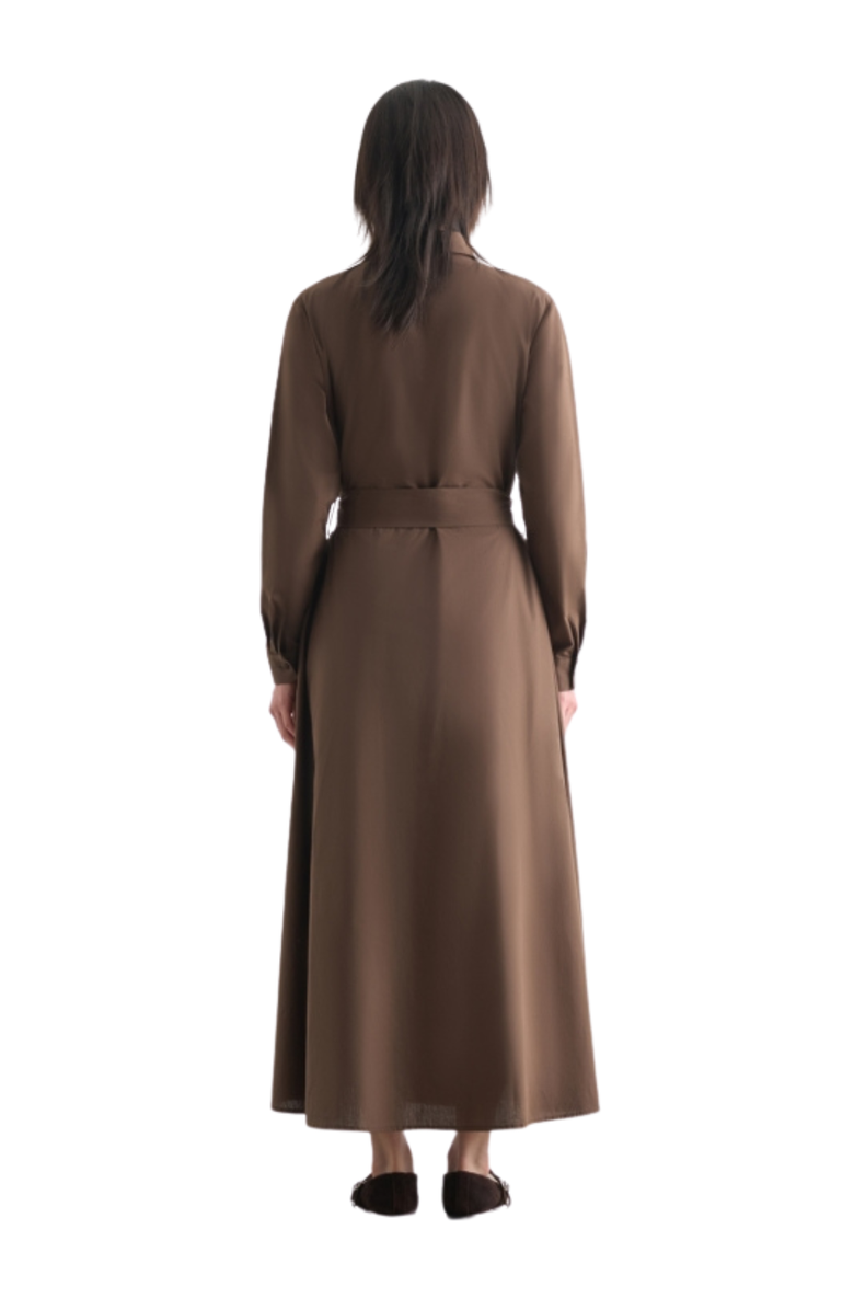 Mizalle Premium Cotton Poplin Dress, Alternate, color, 