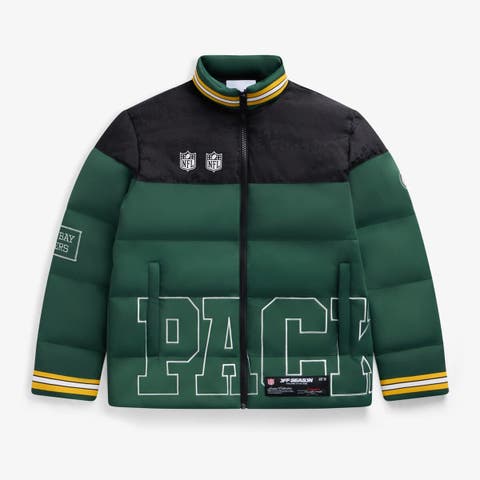 Unisex  Green Green Bay Packers Team Puffer Jacket