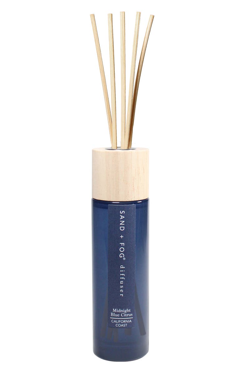 SAND AND FOG Midnight Blue Citrus Reed Diffuser, Main, color, Midnight Blue Citrus