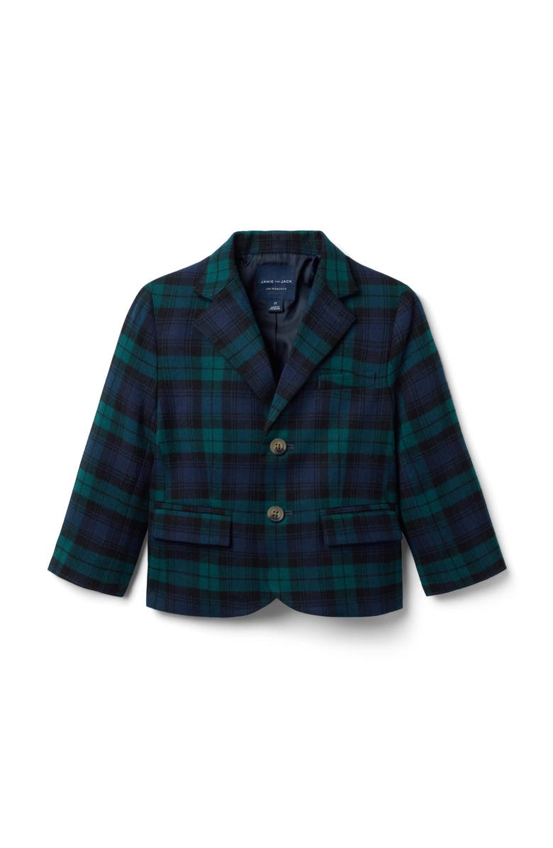 Janie and Jack The Holiday Blazer, Main, color, Blue