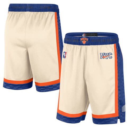 Men's Nike  Natural New York Knicks 2025/26 City Edition Remix Dri-FIT Swingman Shorts