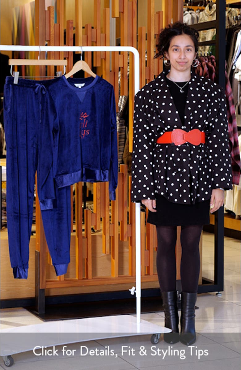 Simply Cozy Velour Pajamas, sales video thumbnail