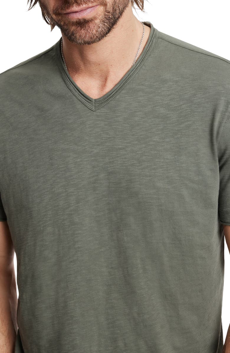 John Varvatos Miles Slub V-Neck T-Shirt, Alternate, color,