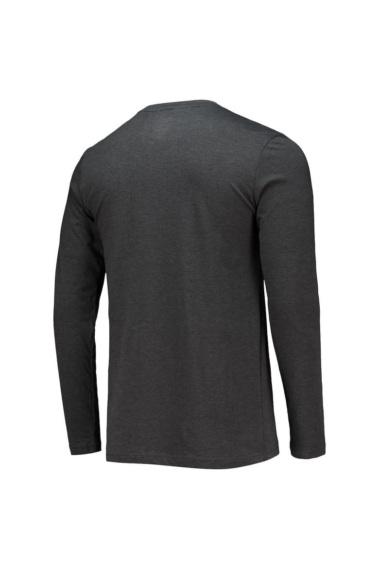 Men's Concepts Sport Red/Heathered Charcoal Miami University RedHawks Meter Long Sleeve T-Shirt & Pants Sleep Set, Alternate, color, Red