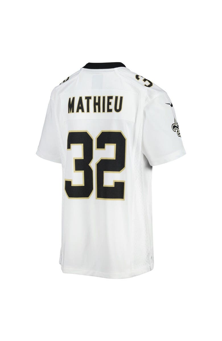 Nike Youth Nike Tyrann Mathieu White New Orleans Saints Game Jersey, Alternate, color, White