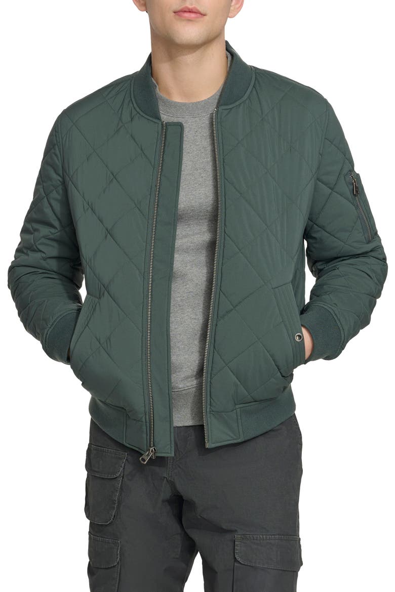 Flight Bomber Jacket, Main, color, BLK STN CO