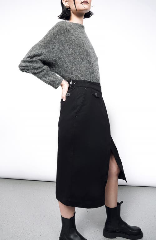 Wildfang Essential Utility Wrap Skirt In Black