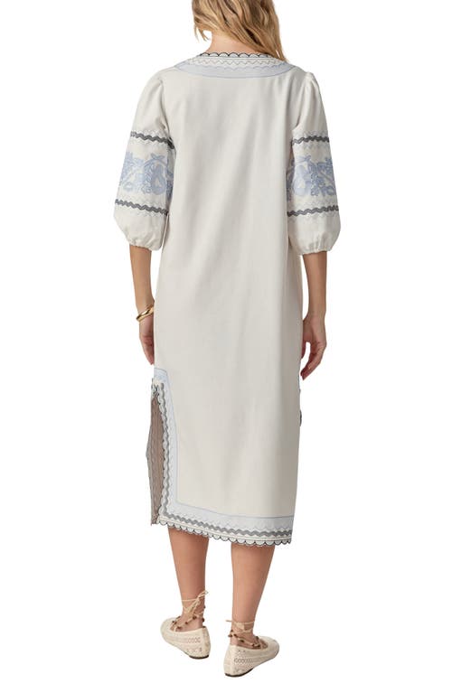 ENGLISH FACTORY ENGLISH FACTORY EMBROIDERED MIDI DRESS