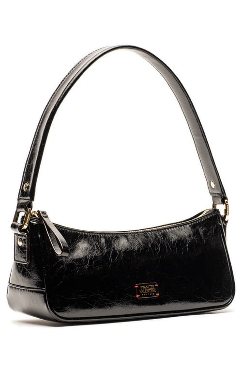 Frances Valentine Mia Leather Shoulder Bag In Black