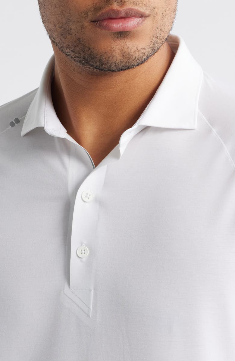 johnnie-O Callan Performance Polo, Alternate, color, White
